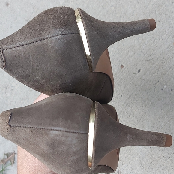 Franco Sarto 👠 heels leather upper sz 9.5M - Picture 6 of 7